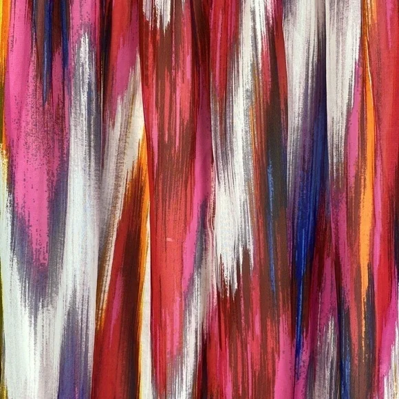 Woman’s Catch My I - Multi Colored Long Flowing Skirt- Size Medium - Picture 6 of 7